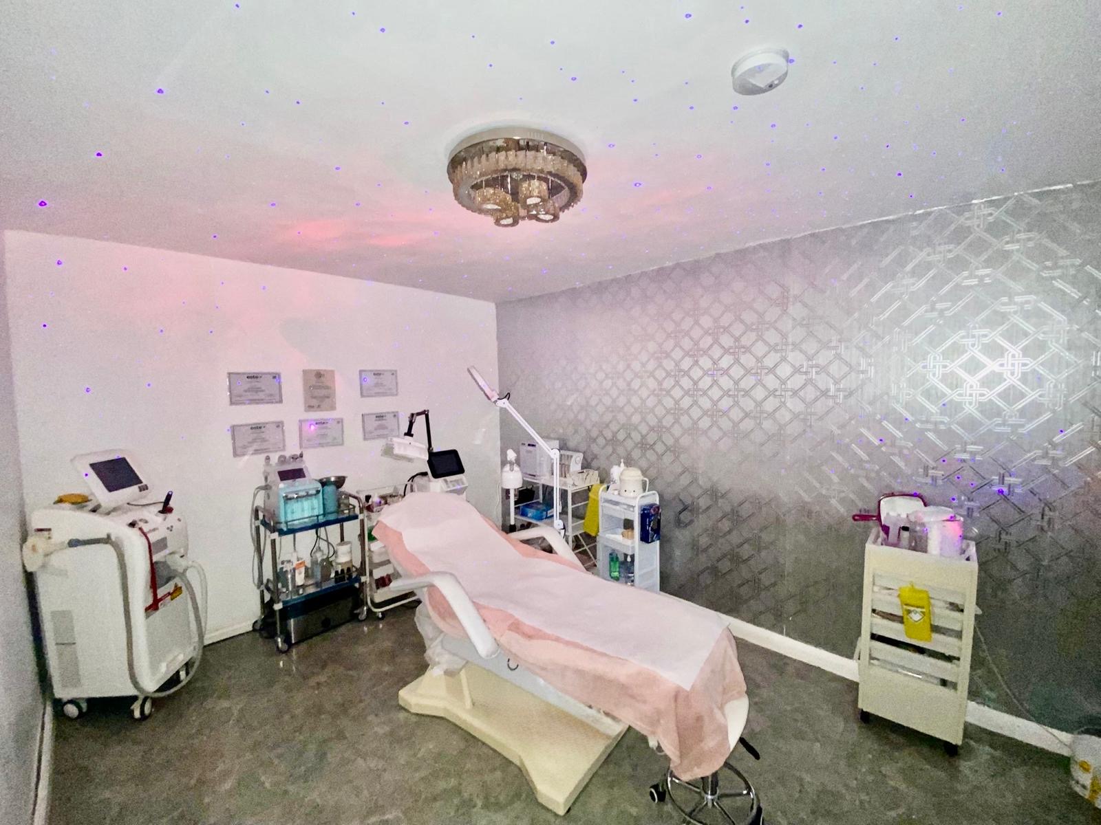 Farzana’s skin and beauty treatment room